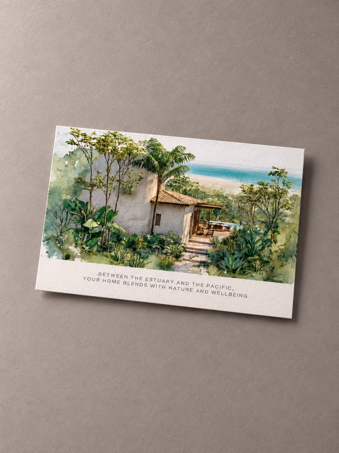 Chablé hospitality collateral in a portrait-format mockup