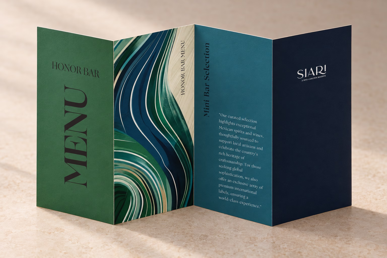 Diseño de menú de Siari